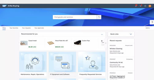 Software di gestione - Ariba Buying and Invoicing - SAP - di analisi / di interfaccia / di qualità