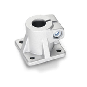 Connettore per tubi rotondo - GN 163 - ELESA - in acciaio / con base