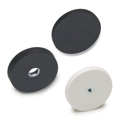 Magnete in ferro-boro NdFeB - RMG, RMI - ELESA - di fermo piatto / zincato / con buco filettato