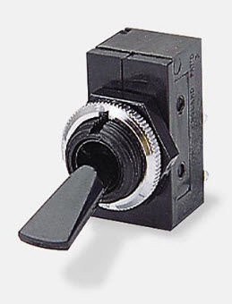 Interruttore a leva - max. 20 A, 250 V | 1700, 1750 - Arcolectric - bipolare / in nylon / elettromeccanico
