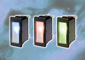 Indicatore luminoso permanente - Arcolectric - montato su pannello / rettangolare