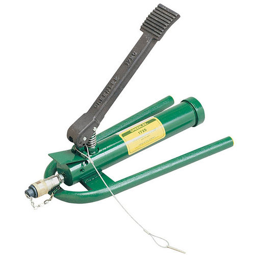 Pompa idraulica a pistone - 1725 - GREENLEE - a pedale