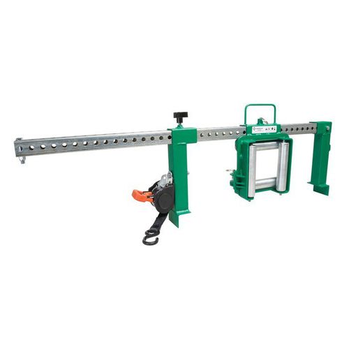 Rullo di rinvio autocentranti - CTR200 - GREENLEE - ad alti carichi / per cavo