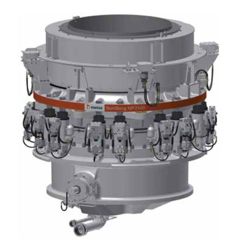 Frantoio a cono - Nordberg® MP2500™ - Metso Corporation - fisso / primario / secondario