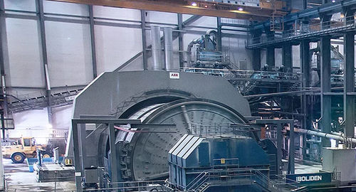 Mulino per minerale - AG - Metso Corporation - a sfere / orizzontale / automatico
