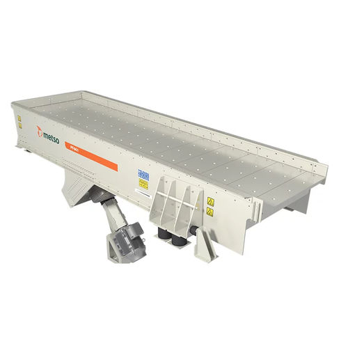 Alimentatore lineare - PF series - Metso Corporation - a vibrazione / mobile / dell'abrasivo