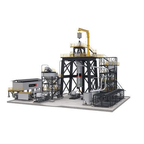 Mulino verticale - HIGmill™ - Metso Corporation - per calcare / a rotore / compatto