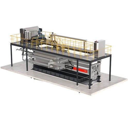 Filtro-pressa a telaio - Larox® FFP &  VPA  - Metso Corporation - automatica / verticale / per trattamento di acque reflue
