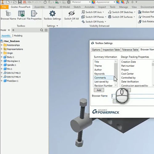 Software di gestione - PowerPack for Inventor® - GRAITEC - di simulazione / di progettazione / di modellizzazione