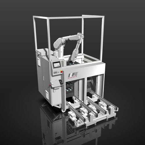 Pallettizzatore e depallettizzatore robotizzato - roboSTACK - IEF-Werner GmbH - per pallet / di pallets / per pezzi da lavorare