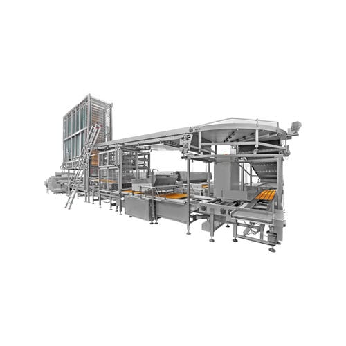Macchina di produzione di muffin automatica - Alimec - controllata da PLC / con dosatore / di grande capacità