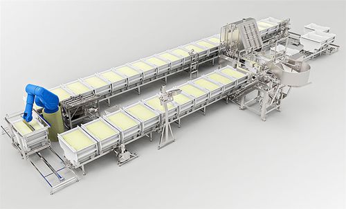 Mini caseificio completamente automatico - Bassine System - Alpma Alpenland Maschinenbau - formaggio cagliato