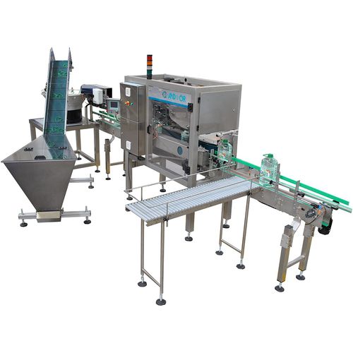 Manigliatrice a collo di cigno - SIA 5000 - AND & OR - automatica / con trasportatore / per bottiglie