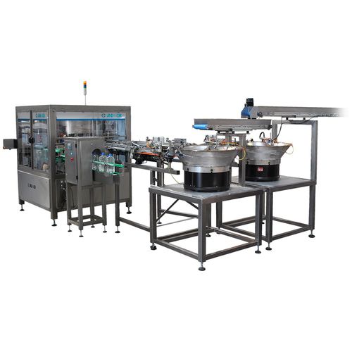 Manigliatrice a collo di cigno - SIA16000 - AND & OR - automatica / con trasportatore / per bottiglie
