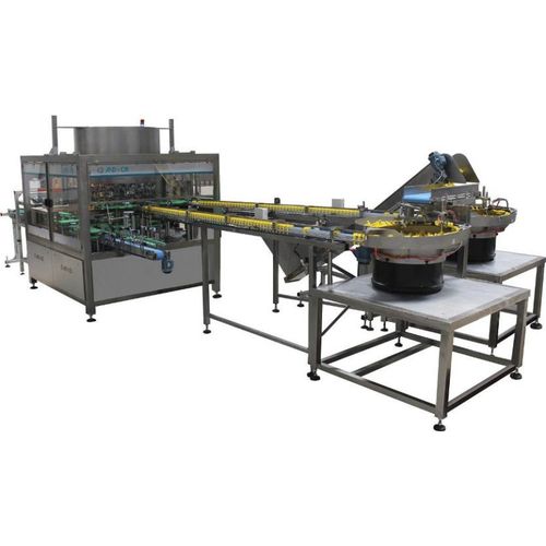 Manigliatrice automatica - SIAP24000 - AND & OR - con trasportatore / per bottiglie / a moto continuo