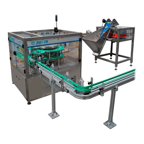 Manigliatrice laterale - SIAL series - AND & OR - automatica / con trasportatore / per bottiglie