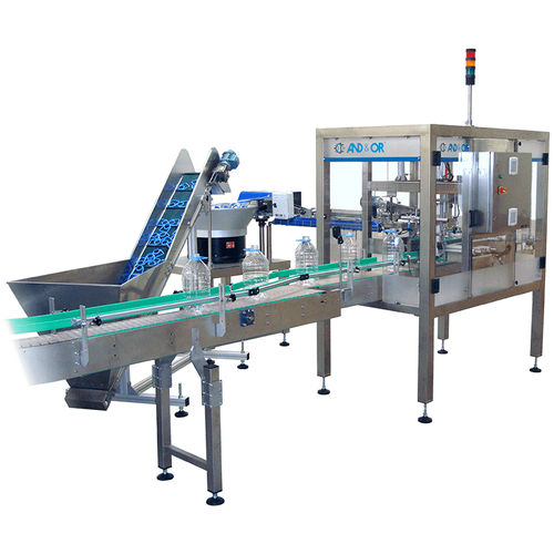 Manigliatrice a collo di cigno - SIA2000 - AND & OR - automatica / con trasportatore / per bottiglie