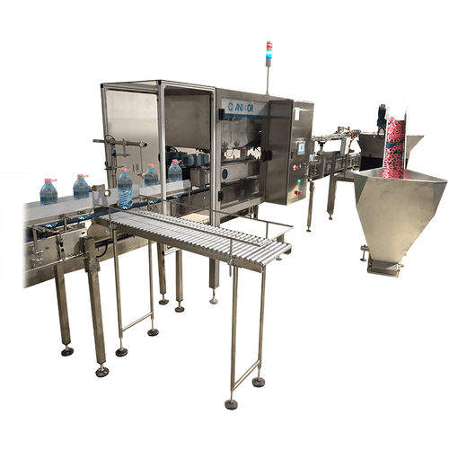 Manigliatrice a collo di cigno - SIA8000 - AND & OR - automatica / con trasportatore / per bottiglie