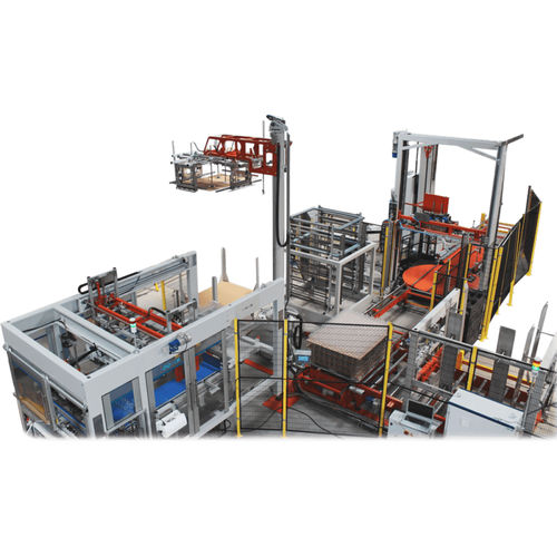 Invaschettatrice pallettizzatore robotizzata - ECA series - AND & OR - automatica / per bottiglie / per l’industria dello stampaggio per soffiaggio
