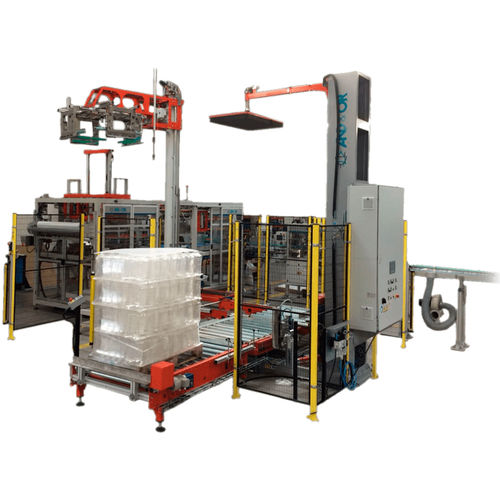 Invaschettatrice pallettizzatore robotizzata - ECAM + PFC + RPZ - AND & OR - automatica / per bottiglie / per l’industria dello stampaggio per soffiaggio