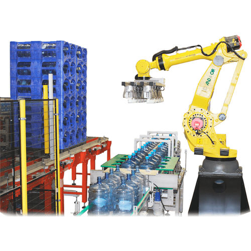 Pallettizzatore robotizzato - RR - AND & OR - per bottiglie in plastica / articolato / per l'industria dell’imbottigliamento