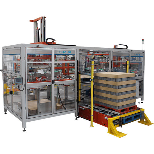 Pallettizzatore a strati - ECAM-E-PFC - AND & OR - per vaschette / automatico / a motore