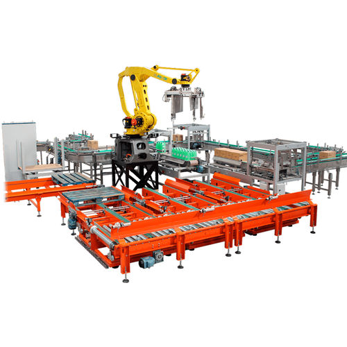 Pallettizzatore robotizzato - RA-PL series - AND & OR - per casse / per l'industria dell’imbottigliamento / per l'industria dell'imballaggio