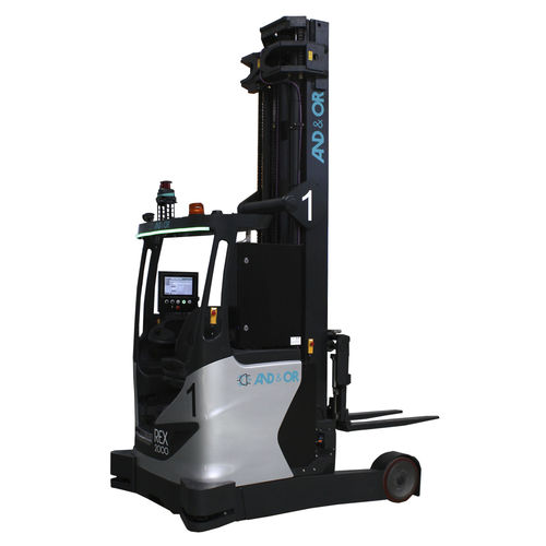 Robot mobile autonomo (AMR) per pallet - AMR-R-REX2000 - AND & OR - per magazzino / con alimentazione a batteria / bidirezionale