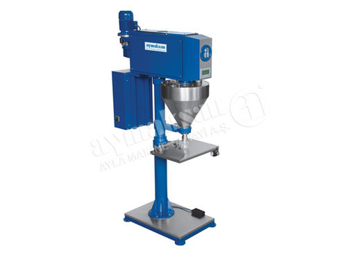 Riempitrice semiautomatica - TD 501 EM - Aymaksan Ayla Makina San. A.S. - multicontenitore / per polveri / per granuli