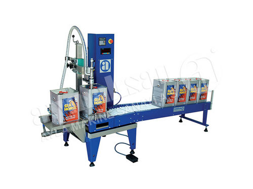 Riempitrice semiautomatica - LD 531 LCM - Aymaksan Ayla Makina San. A.S. - multicontenitore / per liquidi / a gravità