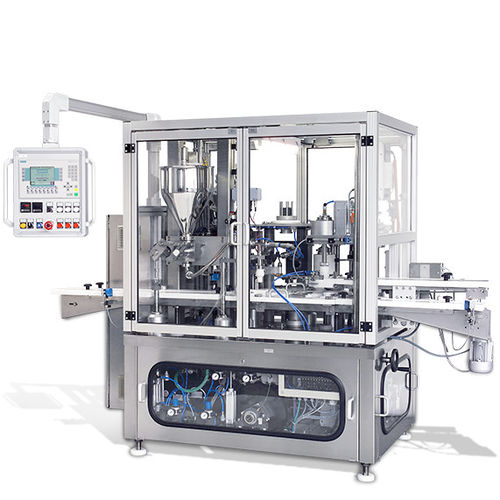 Riempitrice-sigillatrice automatica - BaCo3600 - BALLERSTAEDT & CO. OHG - rotativa / per prodotti sfusi / per prodotti farmaceutici