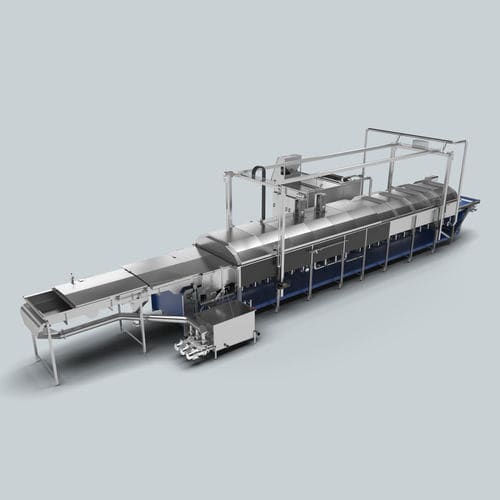 Blancher per frutta e verdura - Cabinplant A/S - per l'industria agroalimentare / in acciaio inossidabile / a vapore