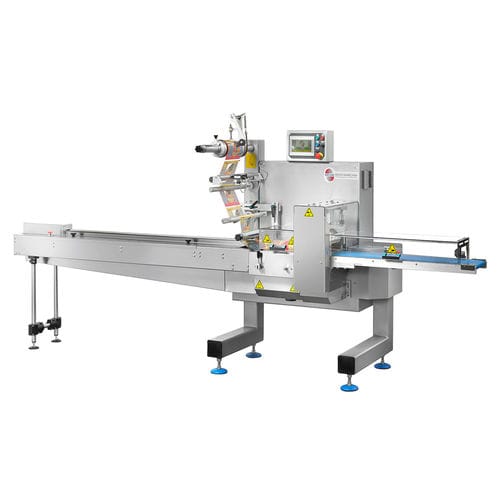 Macchina per imballaggio automatica - AURIGA 500 E - DELFIN S.r.l. - orizzontale / flowpack / con sigillatura