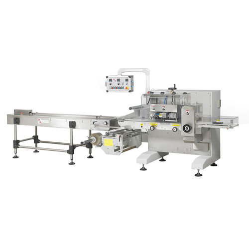 Macchina per imballaggio automatica - SIRIO 600 E - DELFIN S.r.l. - orizzontale / con sigillatura / flow-pack