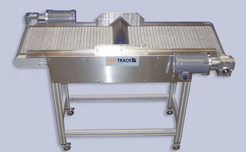 Trasportatore a nastro - Fasttrack Engineering Propriety Limited - con nastro metallico / invertito / a doppia pista