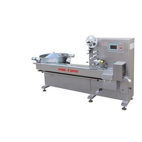 Macchina per imballaggio controllata da PLC - FND-F2000 - Taizhou Funengda Industry Co., Ltd. - servocomandata / orizzontale / per imballaggi a cuscino