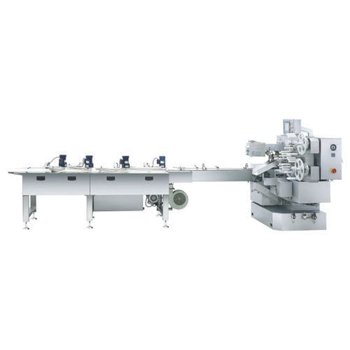 Macchina di confezionamento automatica - FND-S800-CN&BS450 - Taizhou Funengda Industry Co., Ltd. - in pellicola / per prodotti al cioccolato / per l'industria agroalimentare