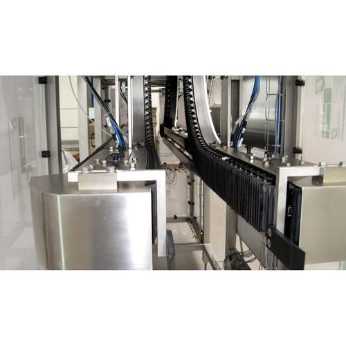 Trasportatore a catena - Gronemeyer Maschinenfabrik GmbH & Co. - pinza-tubo / per bottiglie / di processo