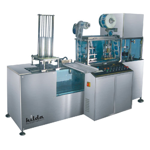 Riempitrice sigillatrice automatica - M/S. Hilda Automation  - lineare / per prodotti alimentari / per bicchieri
