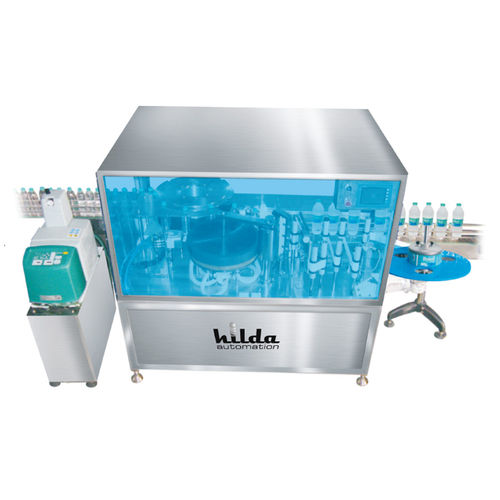 Macchina di etichettatura automatica - BOPP  - M/S. Hilda Automation  - per bottiglie / con colla termofusibile / lineare