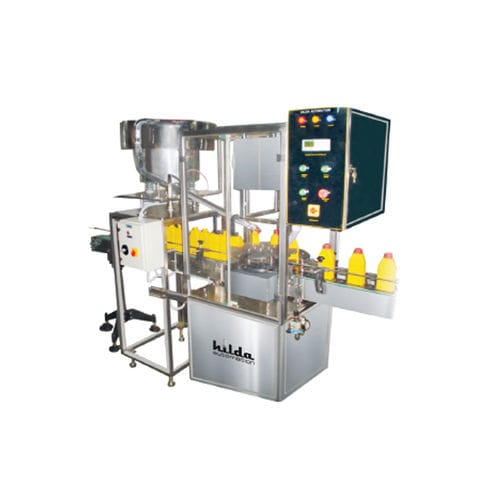 Tappatrice avvitatrice automatica - M/S. Hilda Automation  - per bottiglie in vetro / per l'industria agroalimentare / ad alta velocità