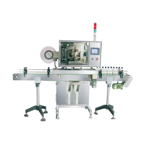 Applicatore di etichette con sleeve per tubolare termoretraibile - M/S. Hilda Automation 