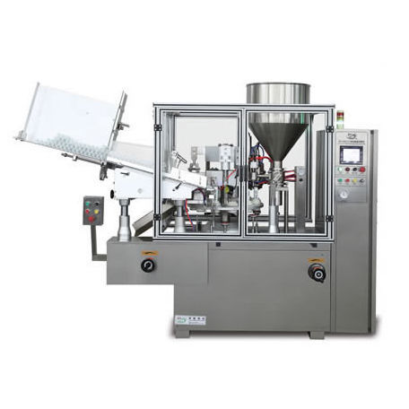 Riempitrice-opercolatrice automatico - GF-400 series - Zhejiang Hualian Pharmaceutical Machinery Co., Ltd. - per tubi / per prodotti farmaceutici / per prodotti cosmetici