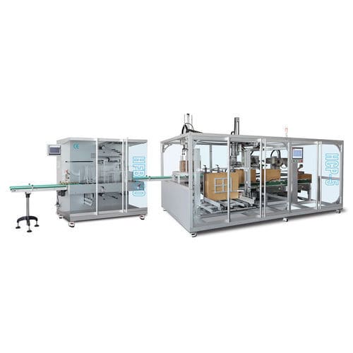 Reggiatrice automatica - HFB-60 - Zhejiang Hualian Pharmaceutical Machinery Co., Ltd. - per cartoni / 220 V monofase / ad alta velocità