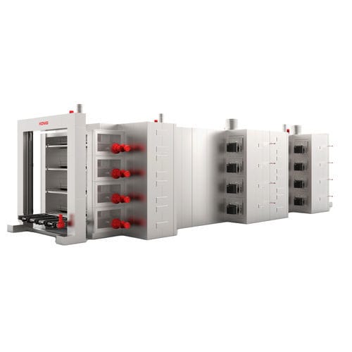Forno per il settore agroalimentare a tunnel - MDI STRATOS - König Maschinen GmbH - per pane / di riscaldamento / di cottura
