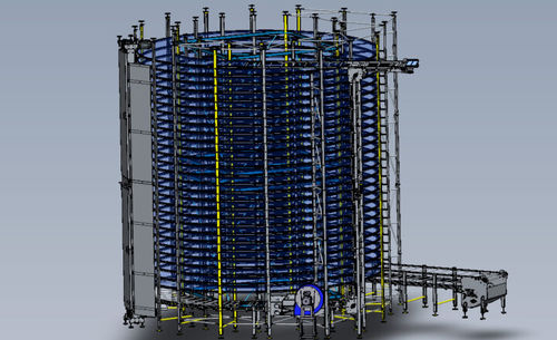 Raffreddatore a spirale - König Maschinen GmbH - per l'industria della panificazione / in acciaio inossidabile / a condensazione ad aria