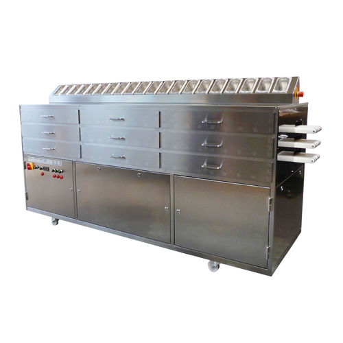 Raffreddatore d'aria - BK 325/3/1 - LCM Schokoladenmaschinen GmbH - per l'industria agroalimentare / multistadio