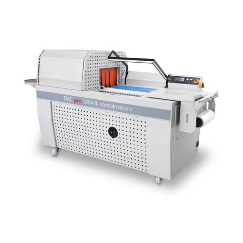 Saldatrice angolare semiautomatica - TMC Pro series - Maripak Packaging Ltd.  - con tunnel di retrazione