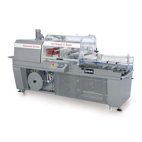 Saldatrice angolare completamente automatica - CLS series - Maripak Packaging Ltd.  - con tunnel di retrazione