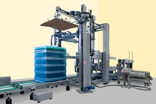 Depallettizzatore a strati - SWIPPER LOW 20 - MAS PACK - dal basso / per contenitori in vetro / per contenitore rettangolare